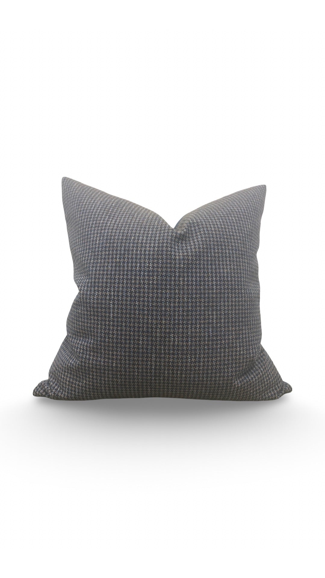 Small Houndstooth Decorative Pillow Anchor Scout 20x20" Knife Edge Cover