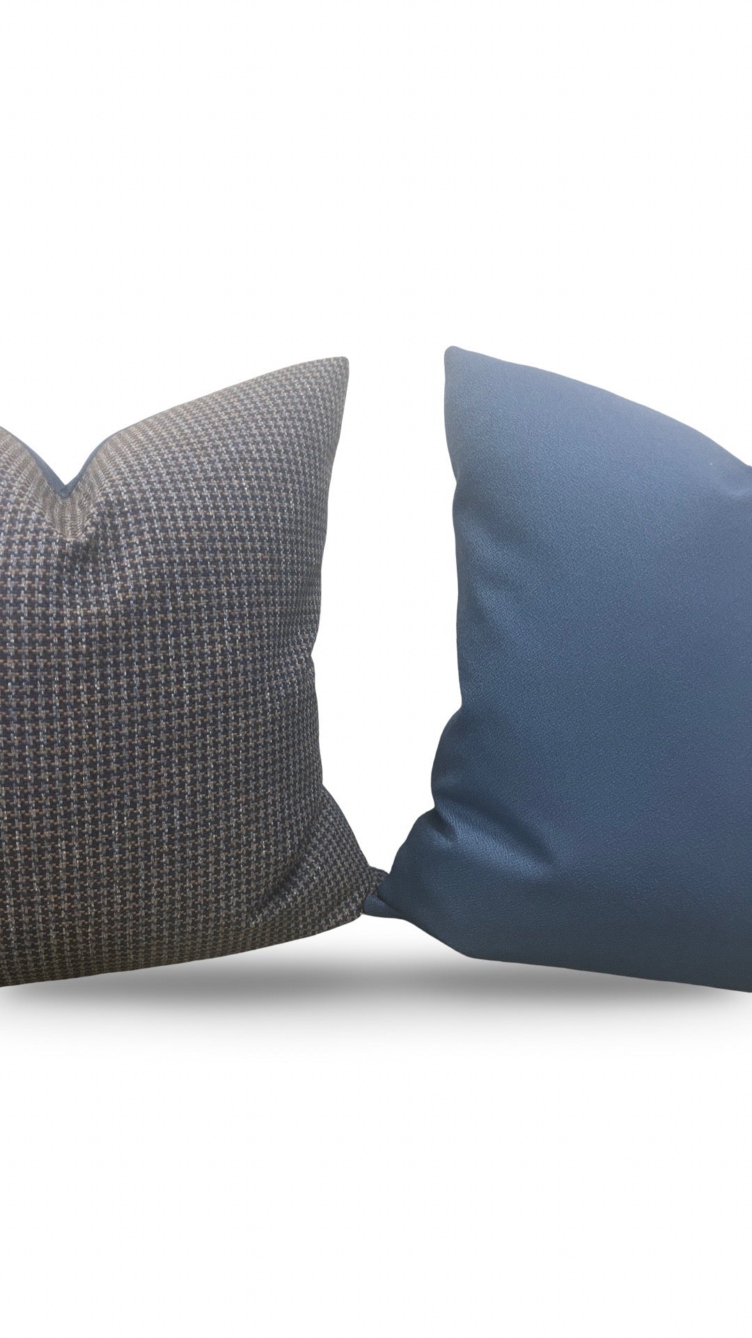 Small Houndstooth Decorative Pillow Anchor Scout 20x20" Knife Edge Cover