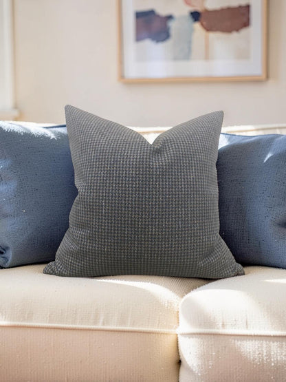 Small Houndstooth Decorative Pillow Anchor Scout 20x20" Knife Edge Cover