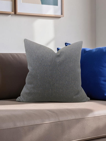 Small Houndstooth Decorative Pillow Anchor Scout 20x20" Knife Edge Cover