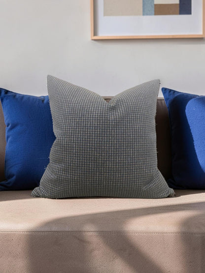 Small Houndstooth Decorative Pillow Anchor Scout 20x20" Knife Edge Cover