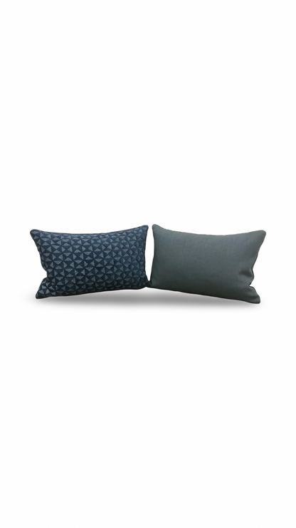 Ephesus Ink 12X18" Knife Edge Decorative Pillow