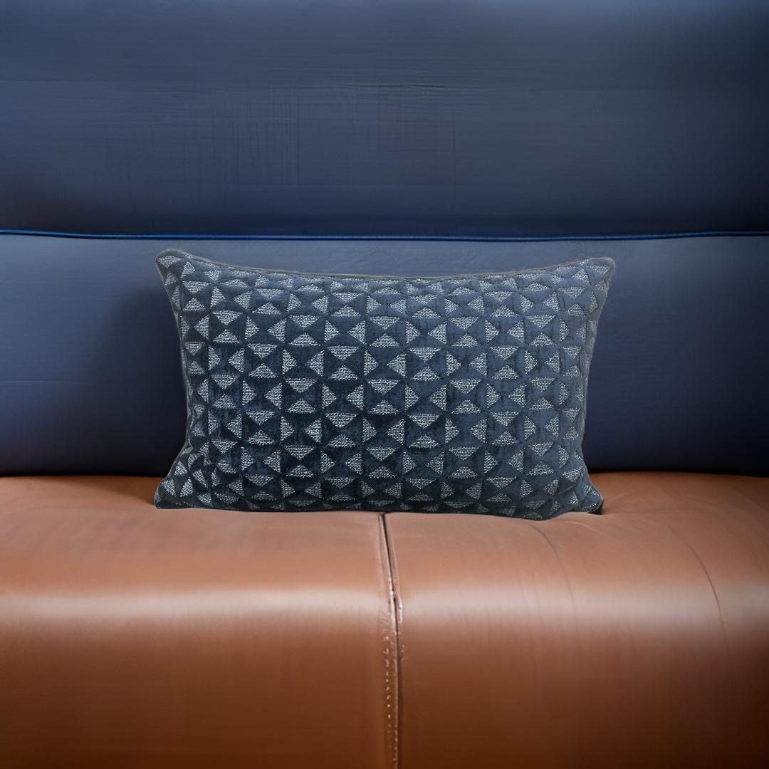 Ephesus Ink 12X18" Knife Edge Decorative Pillow