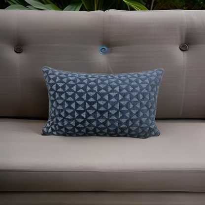 Ephesus Ink 12X18" Knife Edge Decorative Pillow