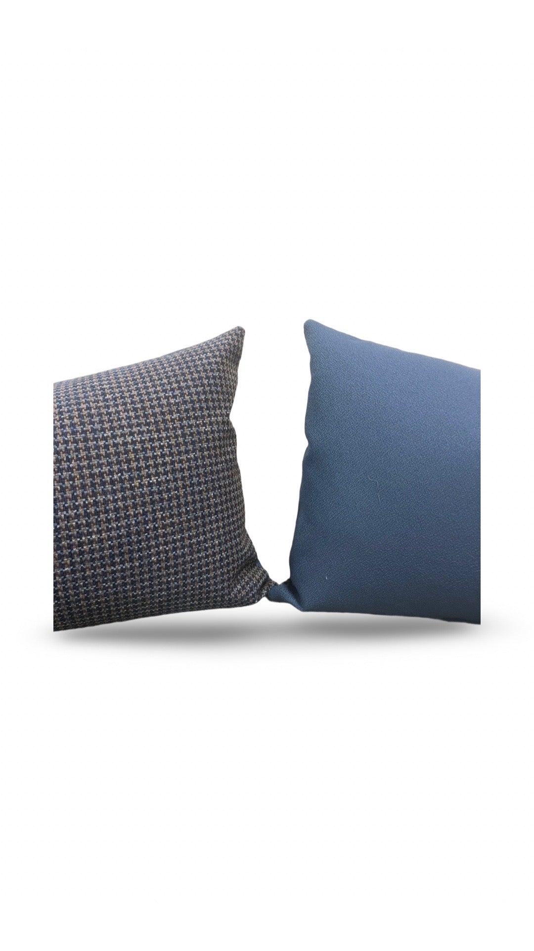Small Houndstooth Lumbar Pillow Scout Anchor 12x18" Knife Edge Cover