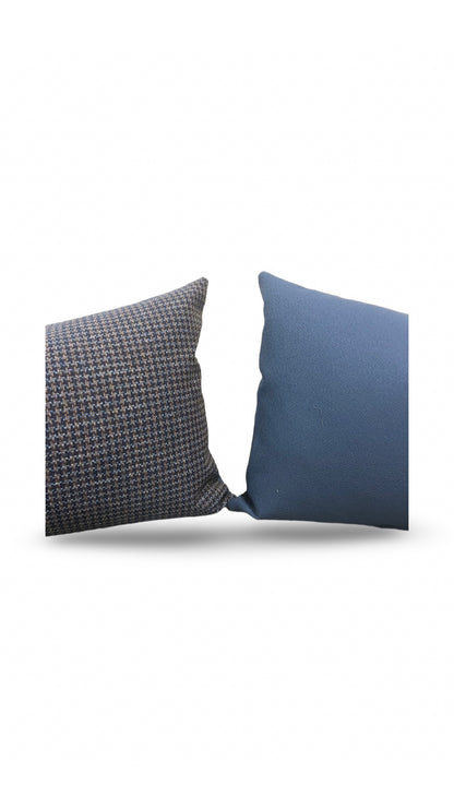 Small Houndstooth Lumbar Pillow Scout Anchor 12x18" Knife Edge Cover