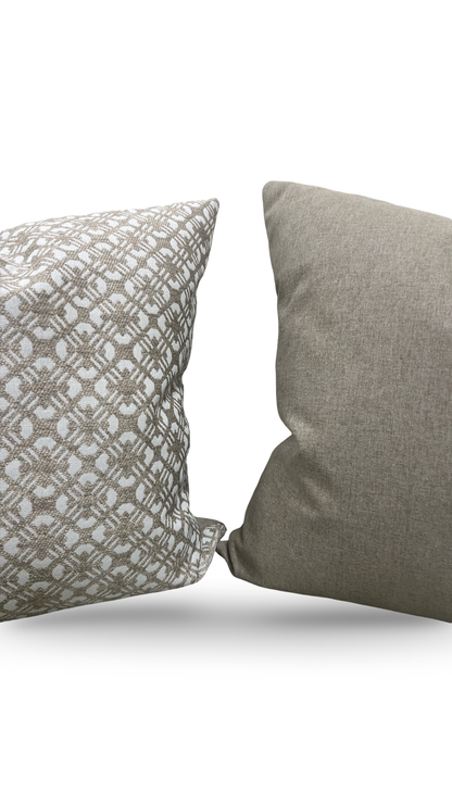 Decorative Pillow Cafe Webster 20x20" Knife Edge Cover