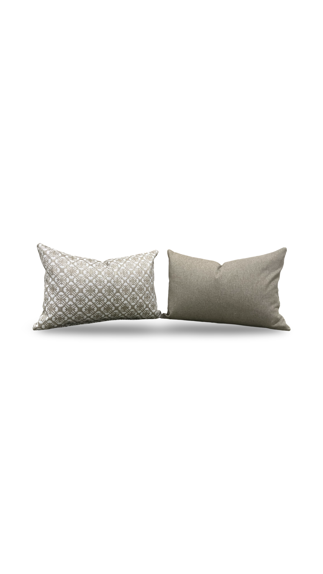 Lumbar Pillow Cafe Webster 12x18" Knife Edge Cove