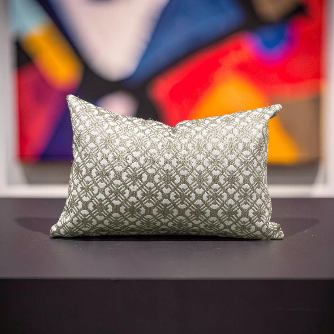Lumbar Pillow Cafe Webster 12x18" Knife Edge Cove