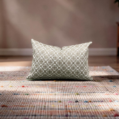 Lumbar Pillow Cafe Webster 12x18" Knife Edge Cove