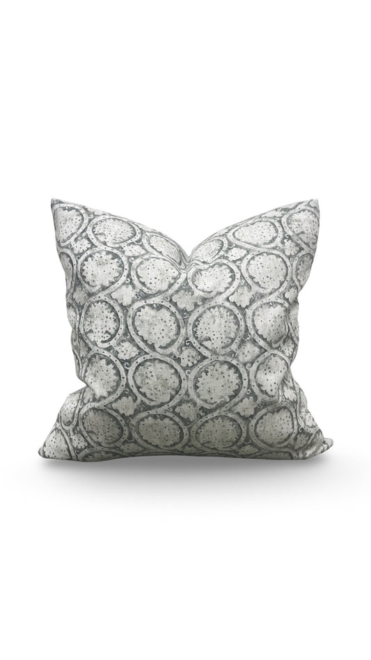 McLaurin & Piercy Decorative Pillow Thistle Fern 22x22" Knife Edge Cover