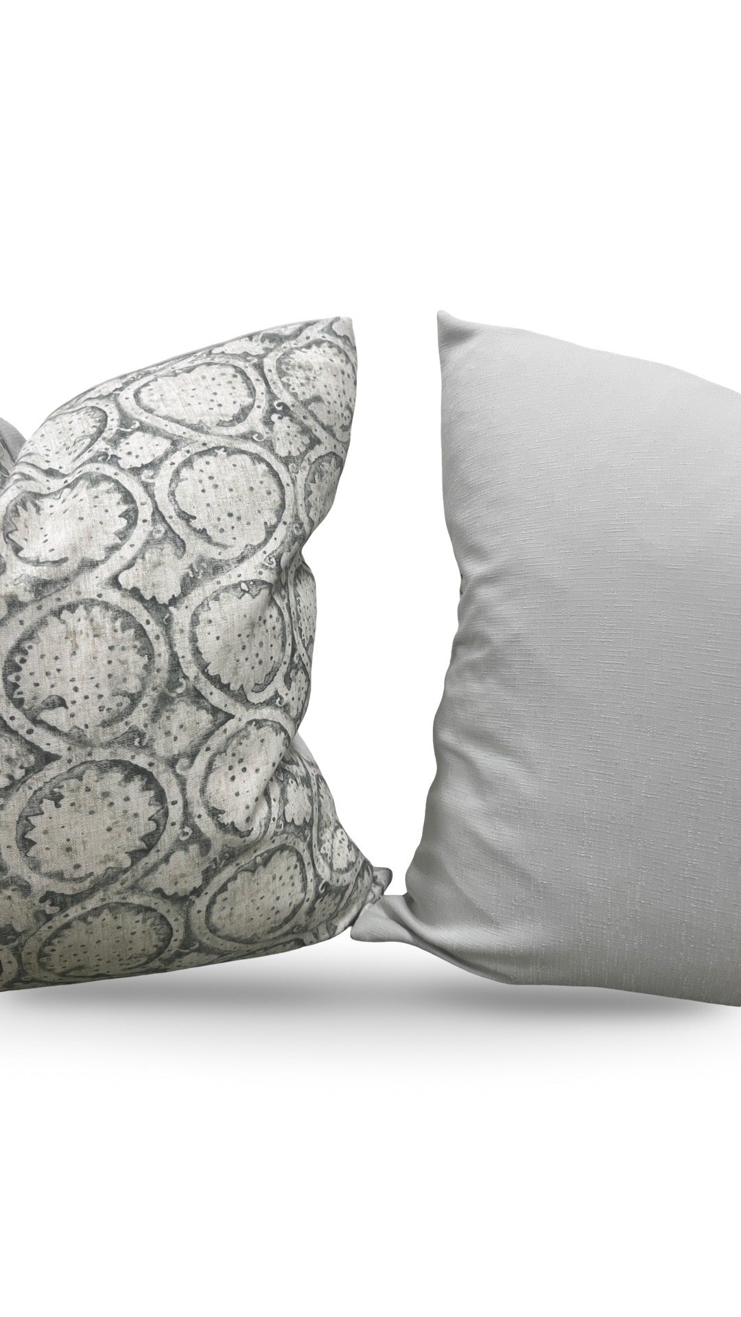 McLaurin & Piercy Decorative Pillow Thistle Fern 22x22" Knife Edge Cover