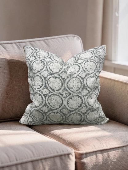 McLaurin & Piercy Decorative Pillow Thistle Fern 22x22" Knife Edge Cover