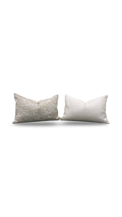 Metaphores Lumbar Pillow Spuma Gres 12x18" Knife Edge Cover
