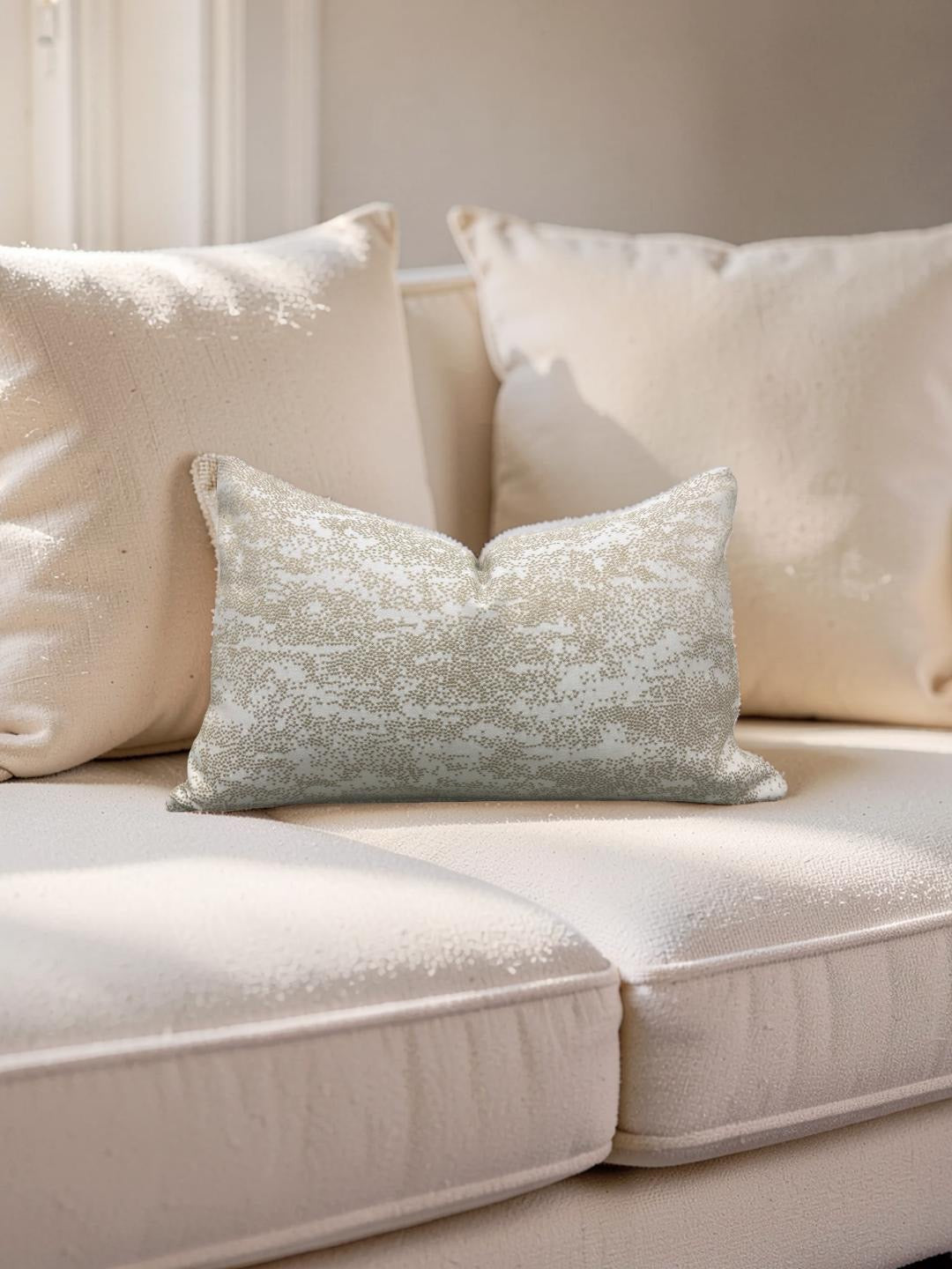 Metaphores Lumbar Pillow Spuma Gres 12x18" Knife Edge Cover