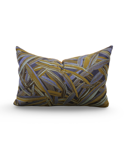 Metaphores Lumbar Pillow Arundo Libellule 12x18" Knife Edge Cover
