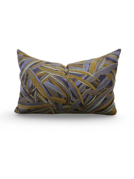 Metaphores Lumbar Pillow Arundo Libellule 12x18" Knife Edge Cover
