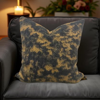 Designer Fabric Pampa Fauve 20X20" Knife Edge Decorative Throw Pillow