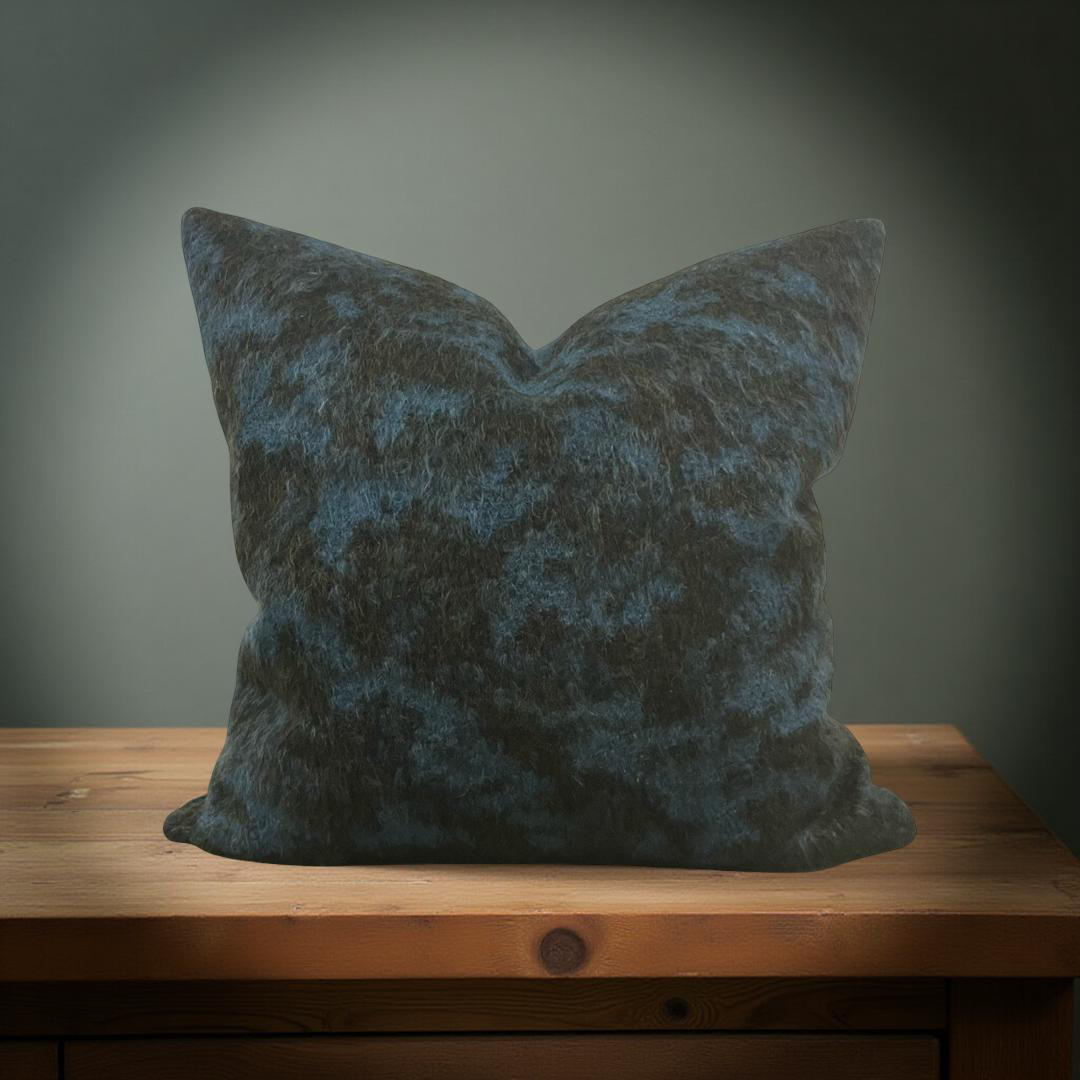 Designer Fabric Pampa Mousse 20X20" Knife Edge Decorative Throw Pillow