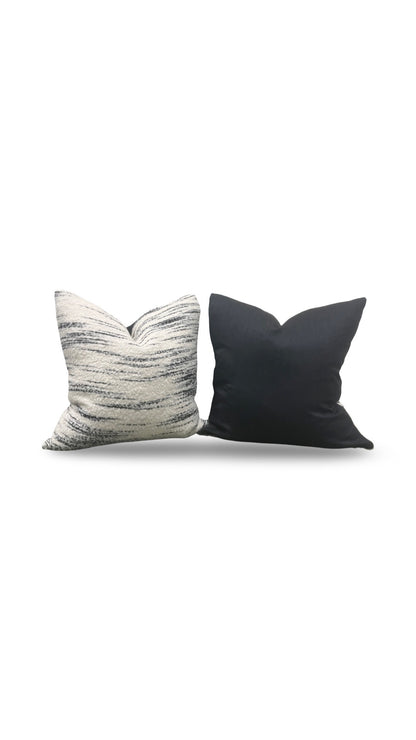 Misia Decorative Pillow Hors Du Temps Carbone 20x20" Knife Edge Cover