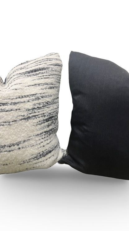 Misia Decorative Pillow Hors Du Temps Carbone 20x20" Knife Edge Cover