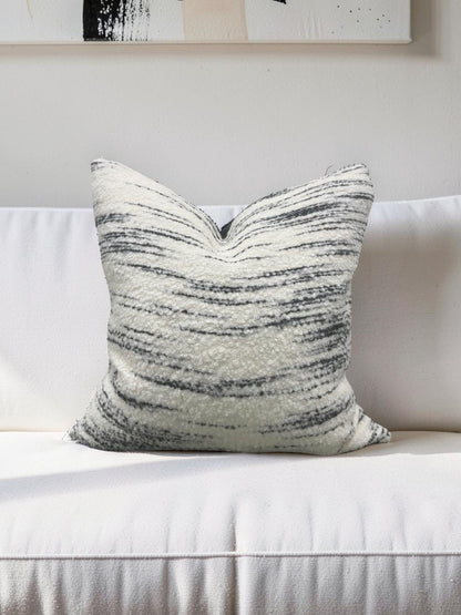Misia Decorative Pillow Hors Du Temps Carbone 20x20" Knife Edge Cover