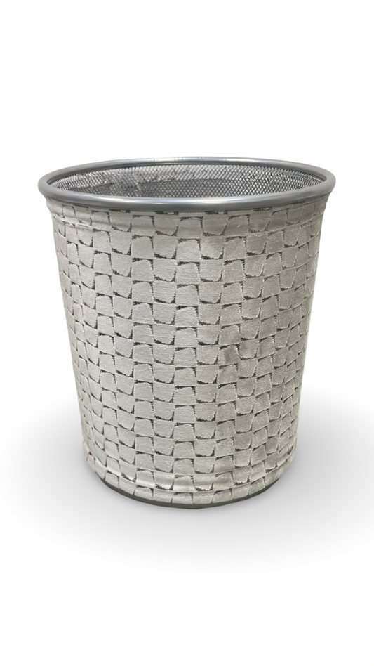 Remark Linen Decorative Waste Basket