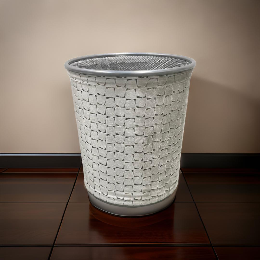 Remark Linen Decorative Waste Basket