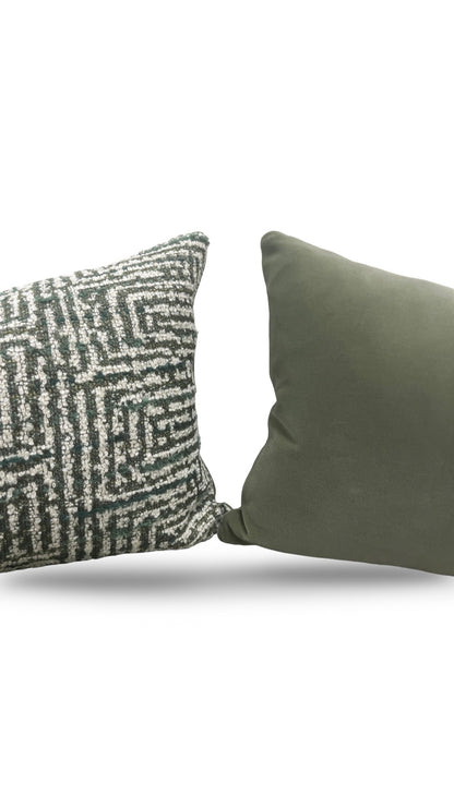 Lumbar Pillow Mixed Media 12x18" Knife Edge Cover