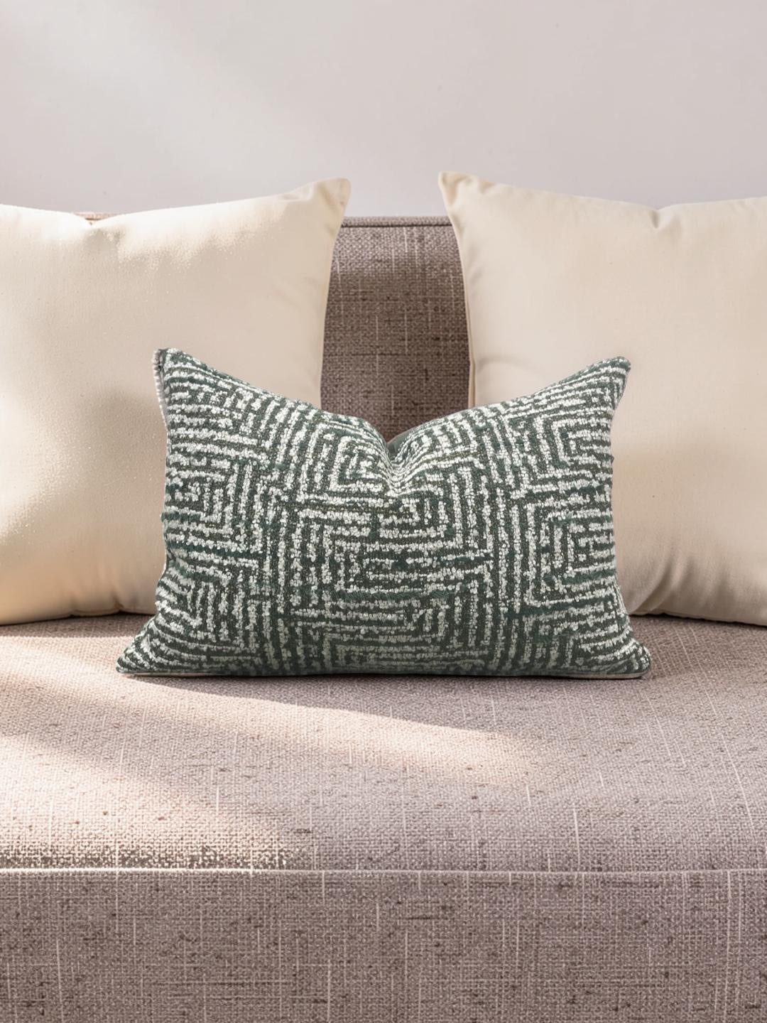 Lumbar Pillow Mixed Media 12x18" Knife Edge Cover