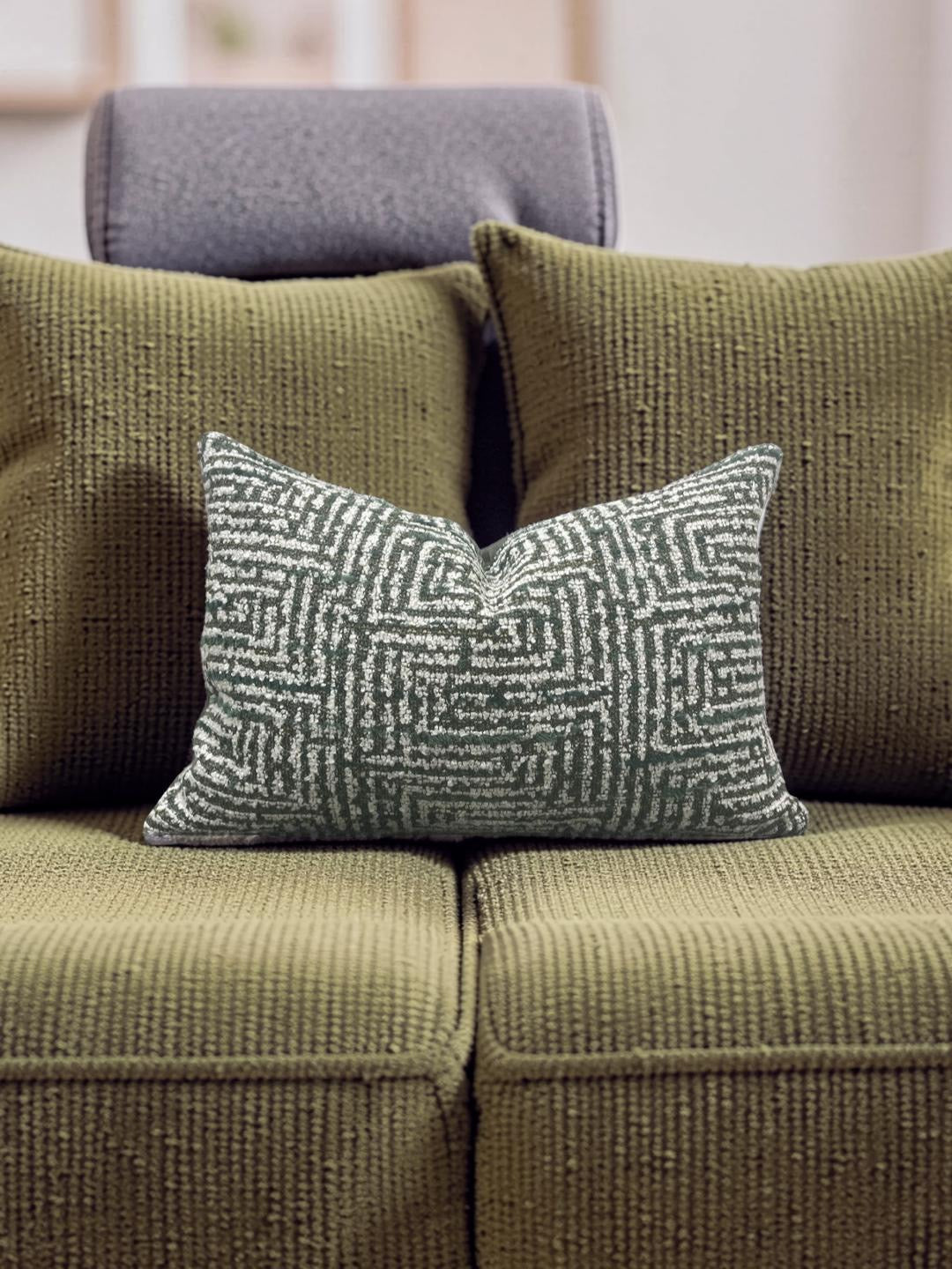 Lumbar Pillow Mixed Media 12x18" Knife Edge Cover