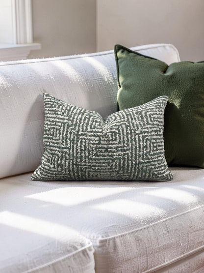 Lumbar Pillow Mixed Media 12x18" Knife Edge Cover