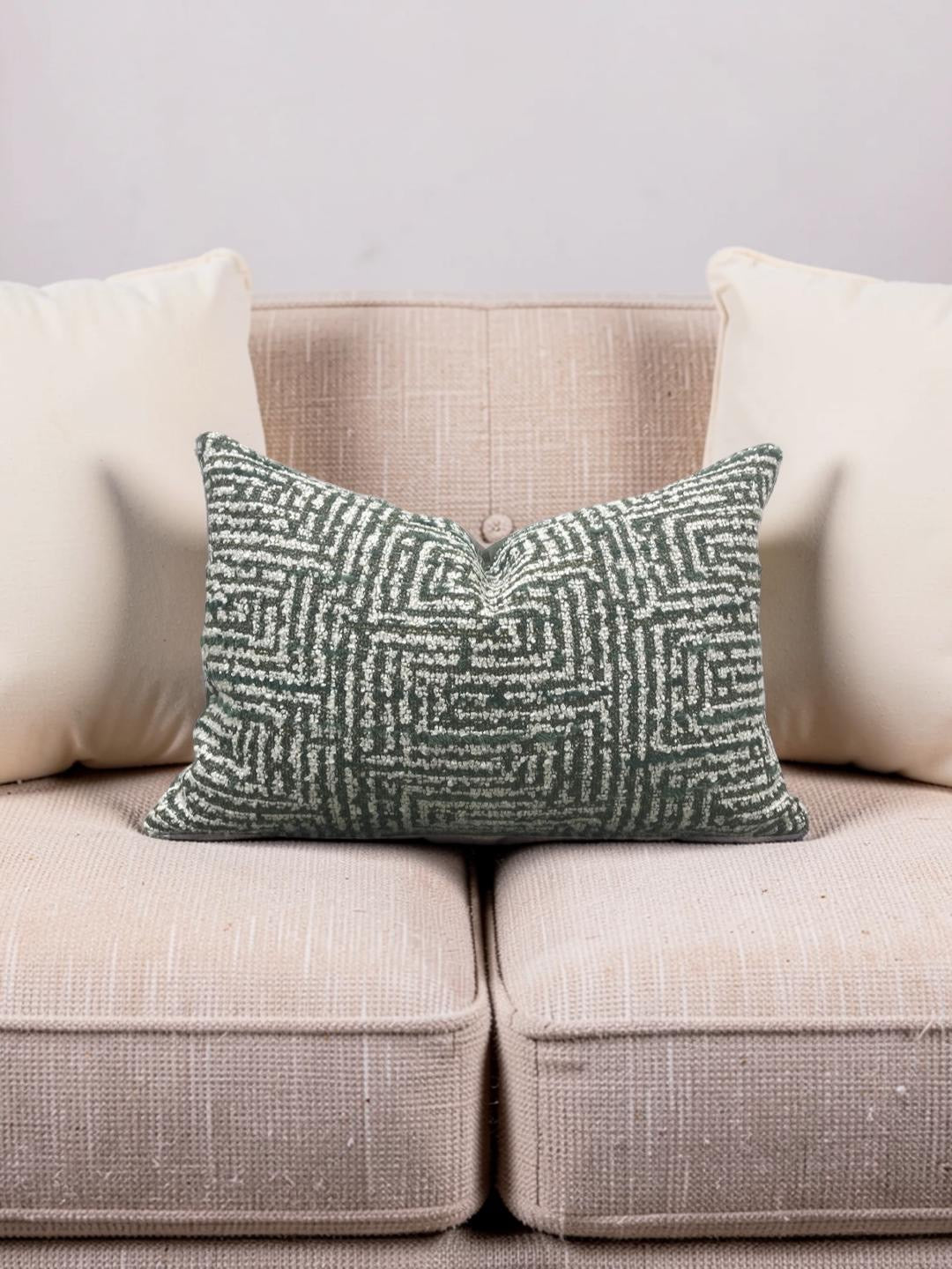 Lumbar Pillow Mixed Media 12x18" Knife Edge Cover