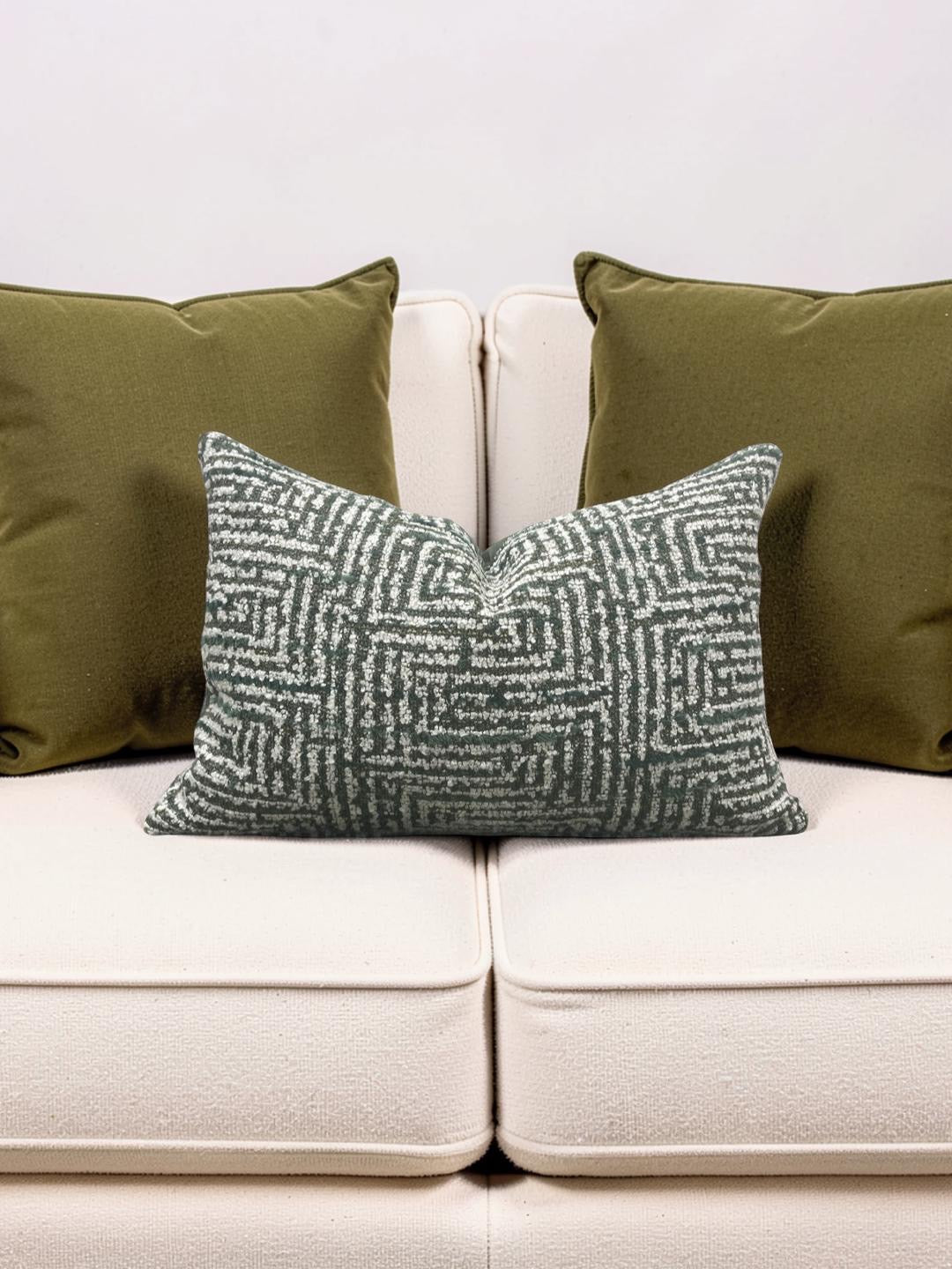 Lumbar Pillow Mixed Media 12x18" Knife Edge Cover