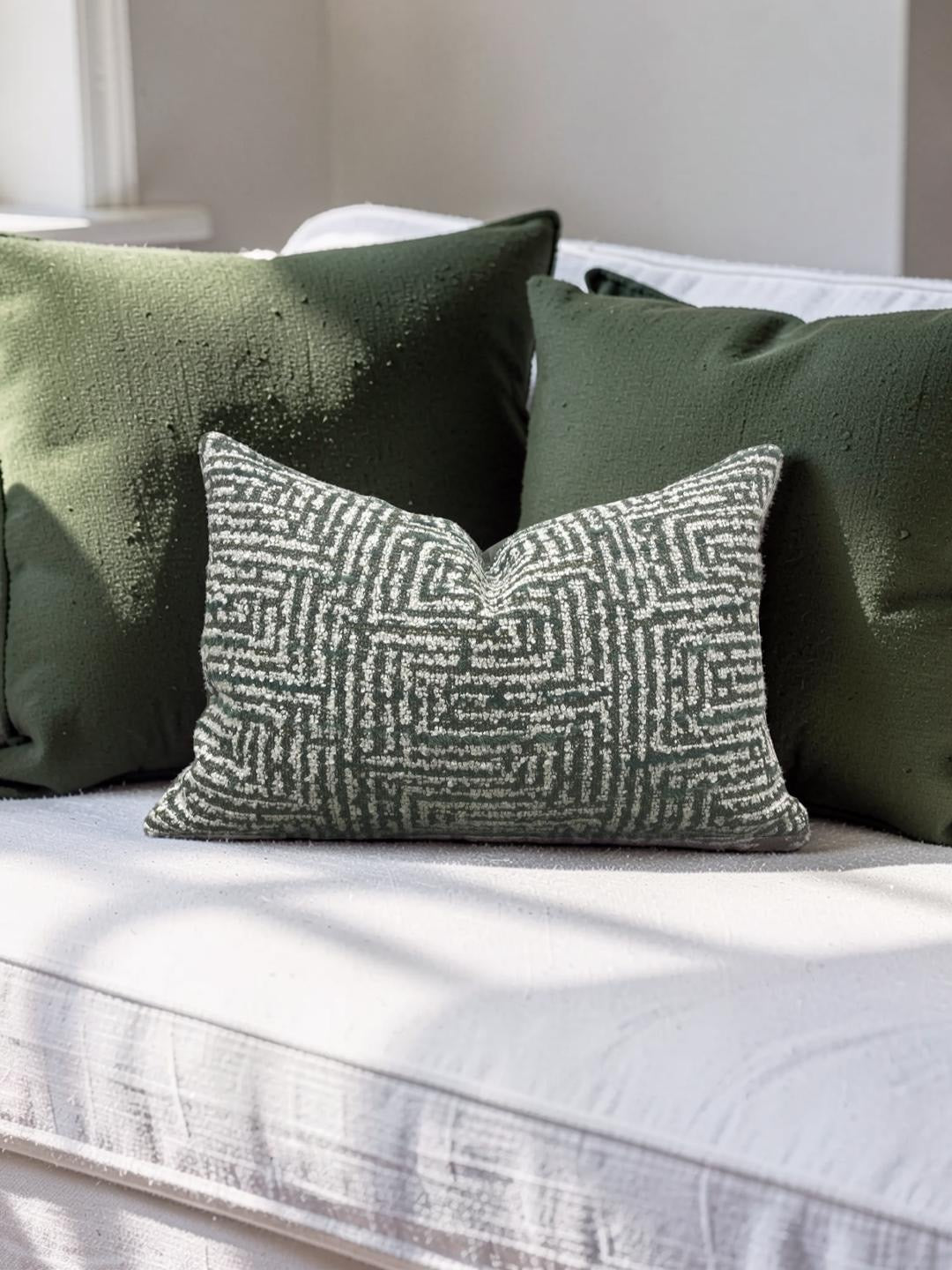 Lumbar Pillow Mixed Media 12x18" Knife Edge Cover