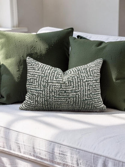 Lumbar Pillow Mixed Media 12x18" Knife Edge Cover