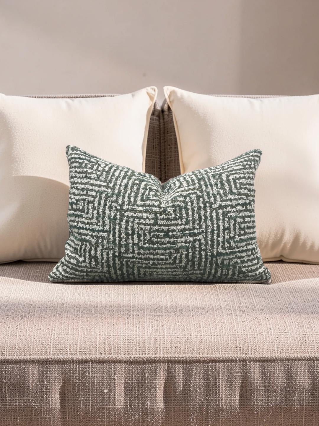 Lumbar Pillow Mixed Media 12x18" Knife Edge Cover