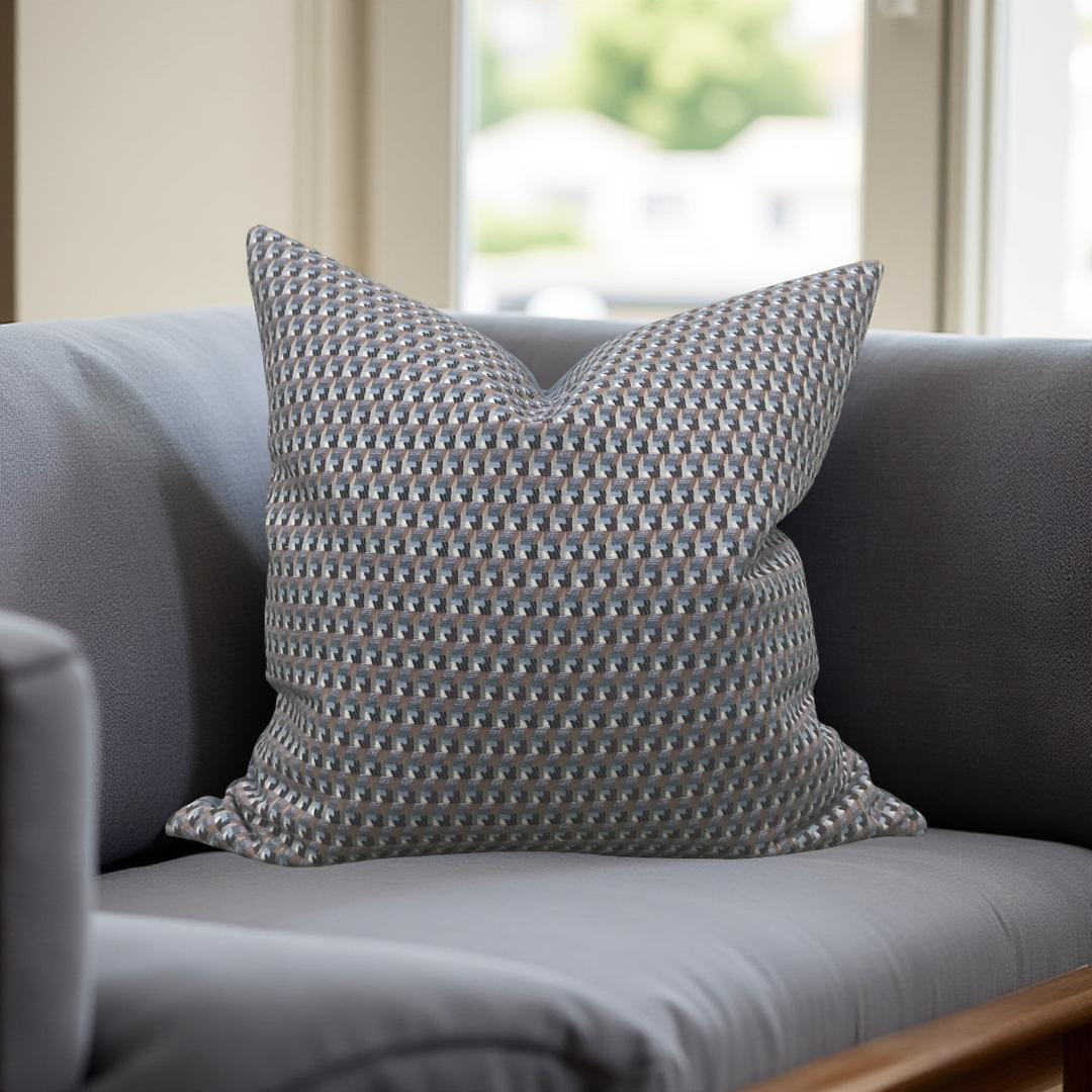 Designer Fabric Ramona Vineyard 22x22" Knife Edge Decorative Throw Pillow