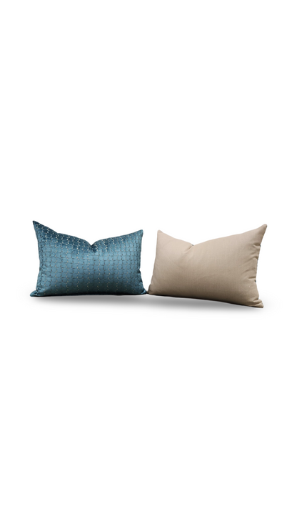Lumbar Pillow Remark Tahitian 12x18" Knife Edge Cover