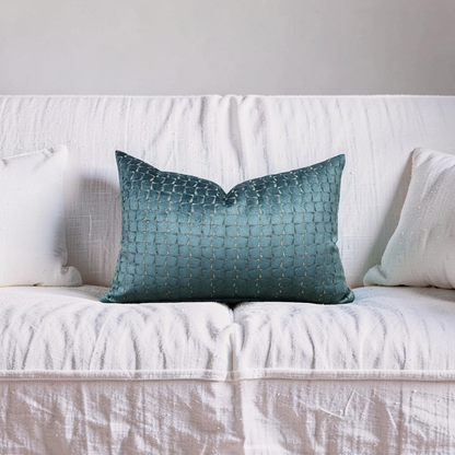 Lumbar Pillow Remark Tahitian 12x18" Knife Edge Cover