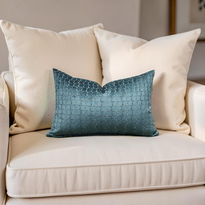 Lumbar Pillow Remark Tahitian 12x18" Knife Edge Cover
