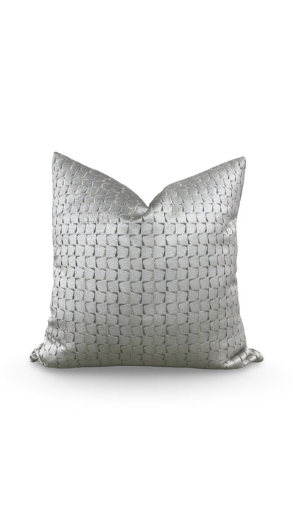 Decorative Pillow Remark Linen 18x18" Knife Edge Cover