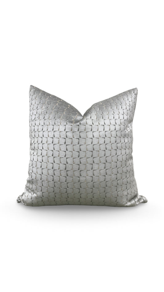 Decorative Pillow Remark Linen 18x18" Knife Edge Cover