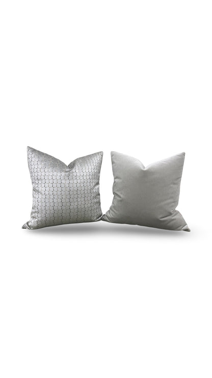 Decorative Pillow Remark Linen 18x18" Knife Edge Cover