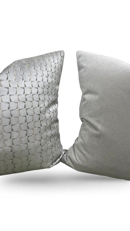 Decorative Pillow Remark Linen 18x18" Knife Edge Cover