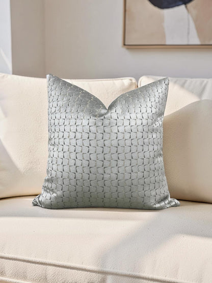 Decorative Pillow Remark Linen 18x18" Knife Edge Cover