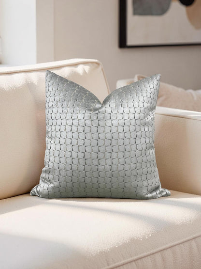 Decorative Pillow Remark Linen 18x18" Knife Edge Cover