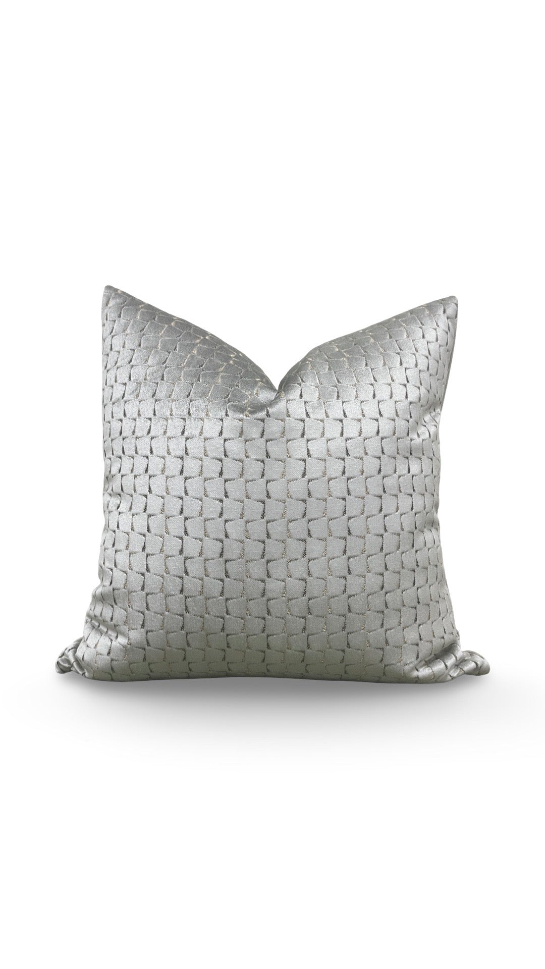 Decorative Pillow Remark Linen 18x18" Knife Edge Cover