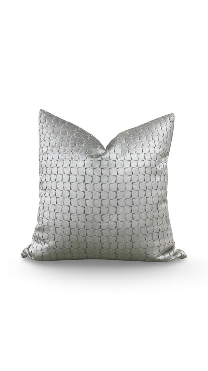 Decorative Pillow Remark Linen 18x18" Knife Edge Cover