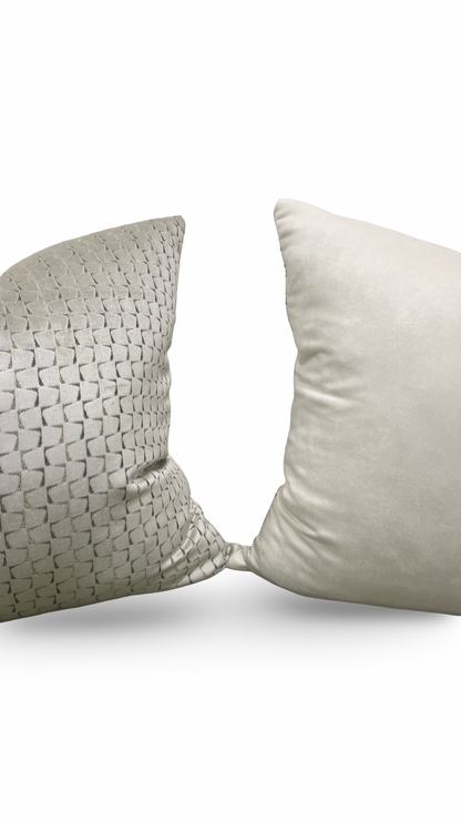 Decorative Pillow Remark Linen 22x22" Knife Edge Cover